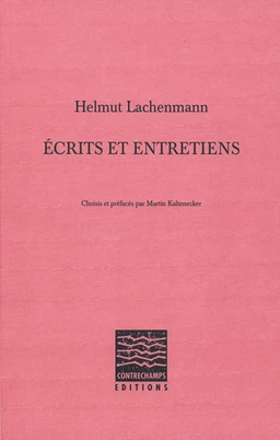 Écrits et entretiens