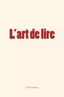 L'art de lire