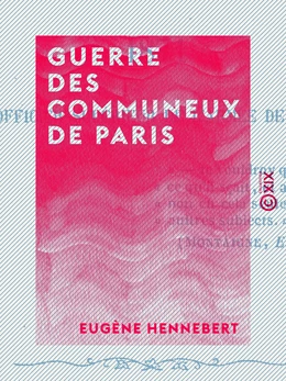 Guerre des communeux de Paris