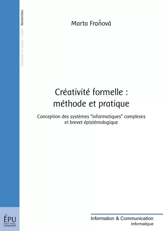 Créativité formelle : méthode et pratique - Marta Franová - Publibook