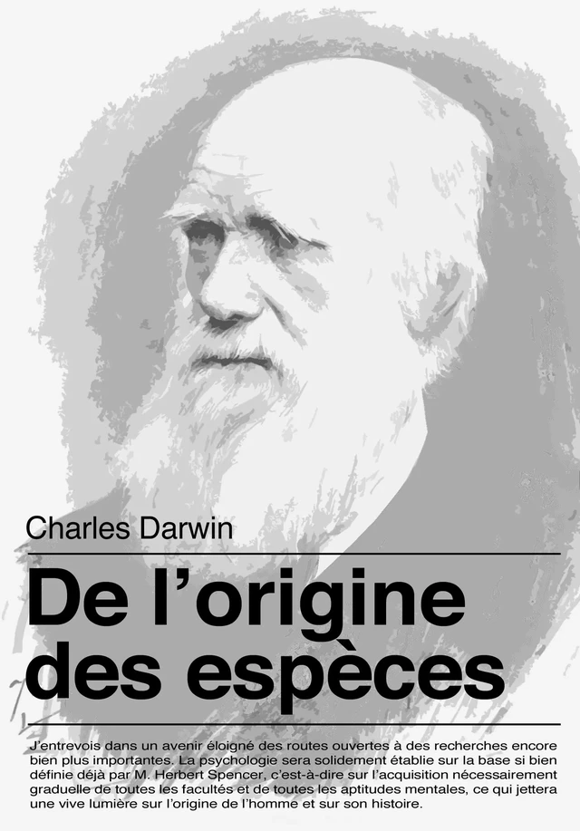 De l’origine des espèces - Charles Darwin - Les éditions Pulsio