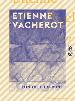 Etienne Vacherot 1809-1897