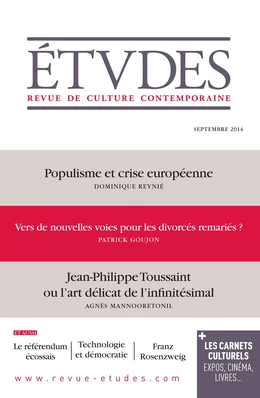 Etudes Septembre 2014