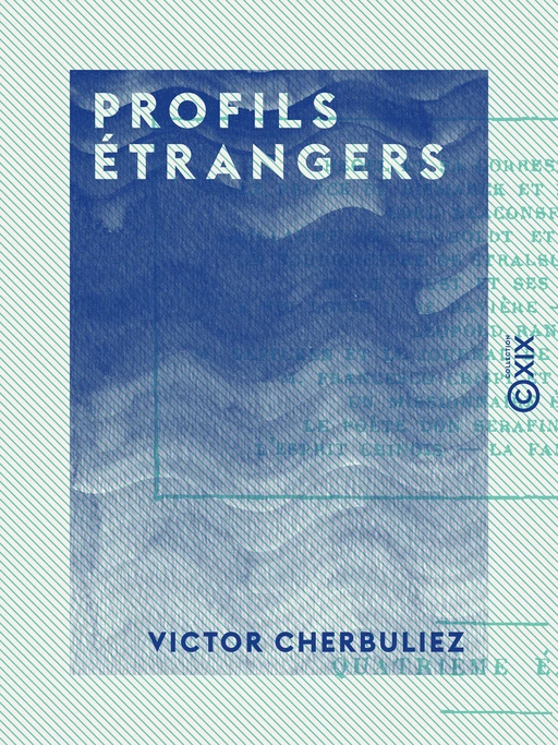 Profils étrangers - Victor Cherbuliez - Collection XIX