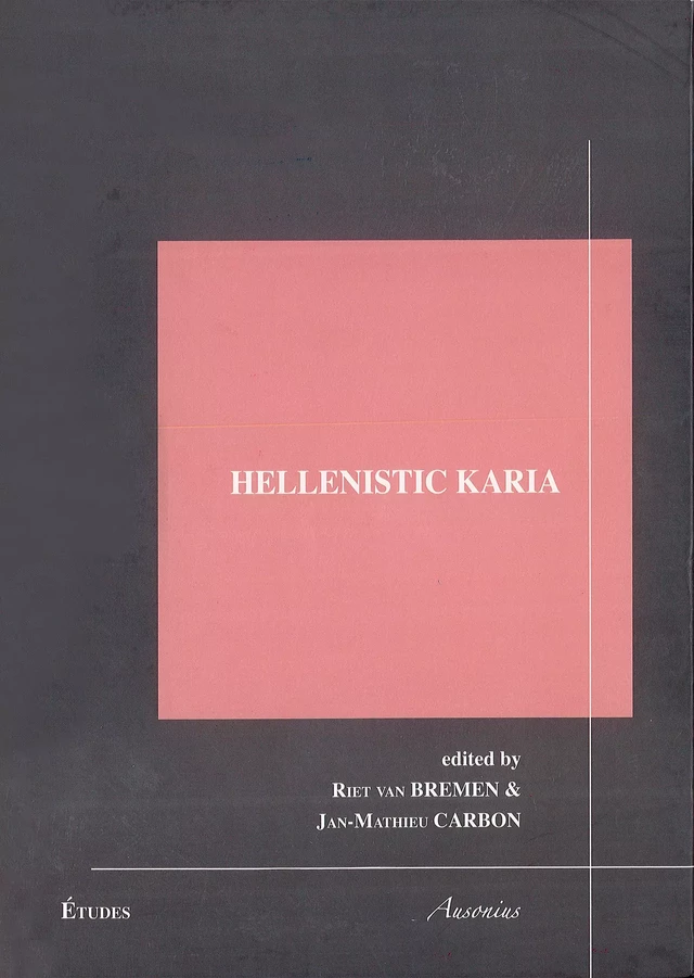 Hellenistic Karia -  - Ausonius Éditions