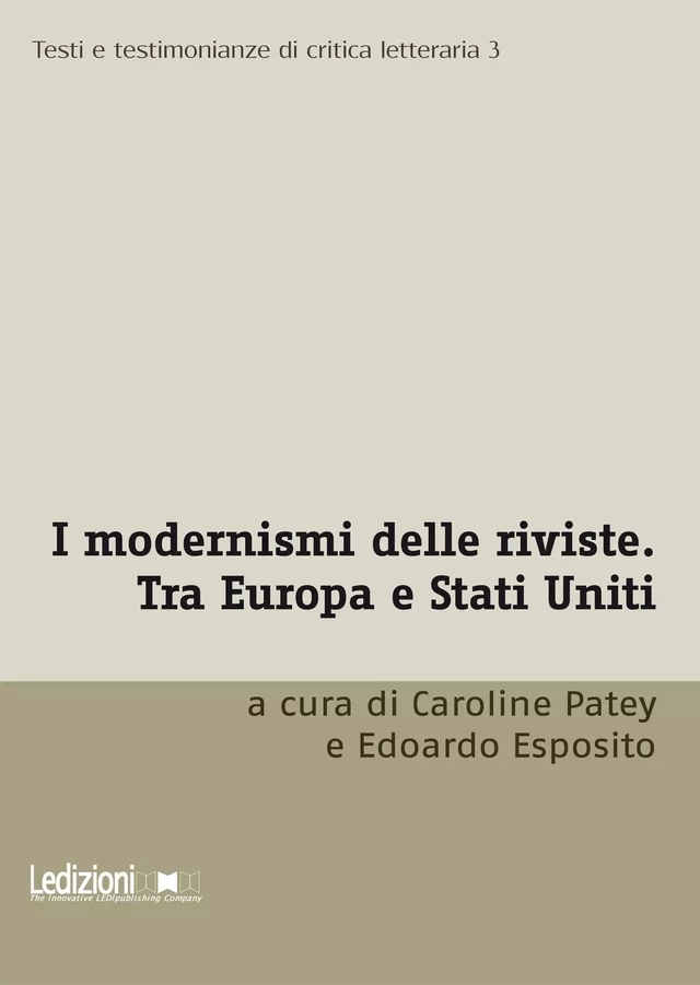 I modernismi delle riviste -  - Ledizioni