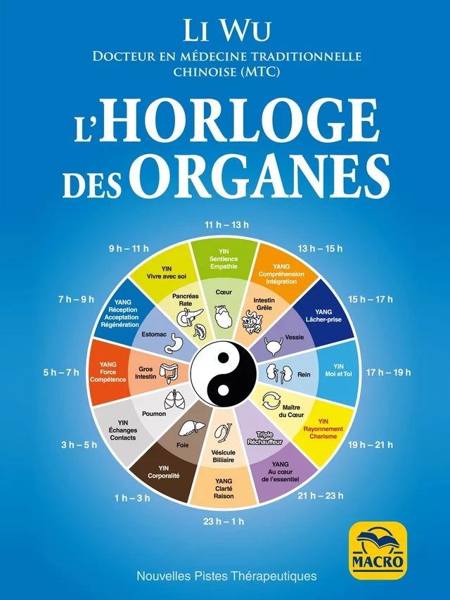 Horloge des Organes - Li Wu - Macro Editions