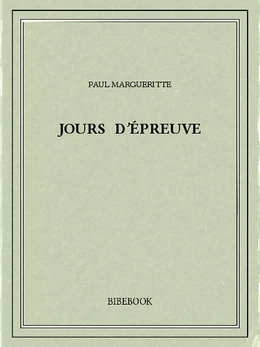 Jours d'épreuve