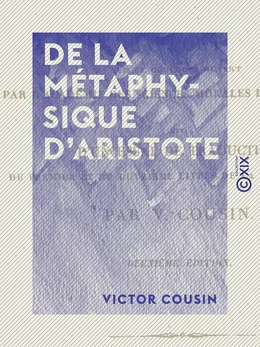 De la métaphysique d'Aristote