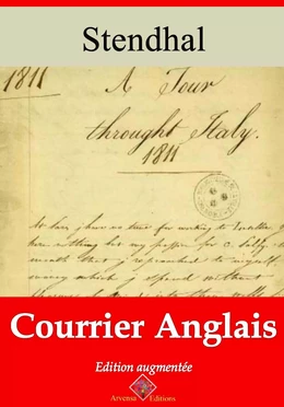 Courrier anglais – suivi d'annexes