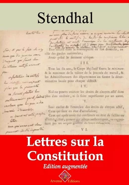 Lettres sur la Constitution – suivi d'annexes