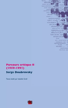 Parcours critique II (1959-1991)