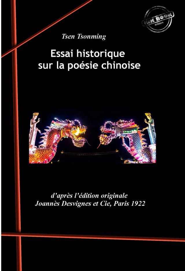 Essai historique sur la poésie chinoise. [Nouv. éd. revue et mise à jour]. - Tsen Tsonming - Ink book