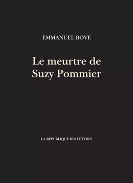 Le meurtre de Suzy Pommier