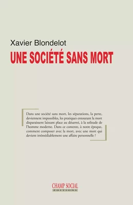 Une société sans mort