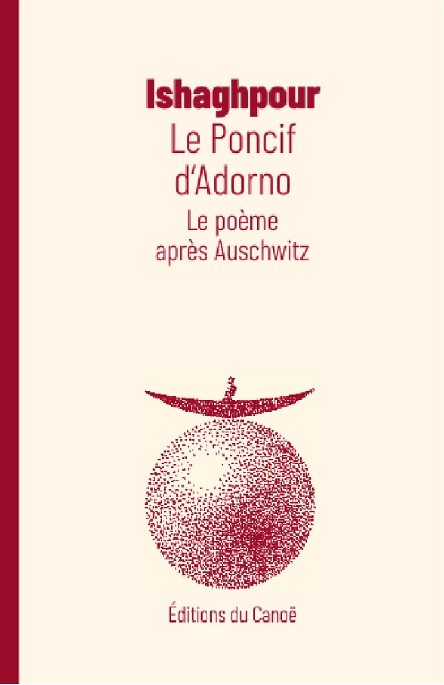 Le Poncif d'Adorno - Youssef Ishaghpour - Éditions du Canoë