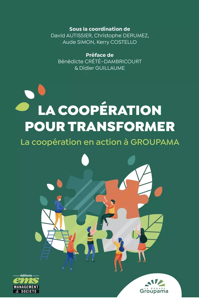 La coopération pour transformer - David Autissier, Christophe Derumez, Aude Simon, Kerry Costello - Éditions EMS