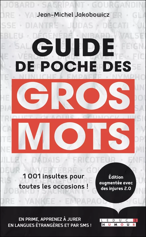 Guide de poche des gros mots - Jean-Michel Jakobowicz - Leduc Humour