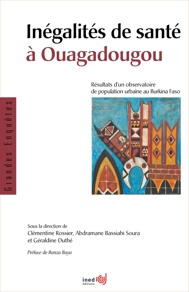 Inégalités de santé à Ouagadougou -  - Ined Éditions