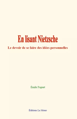 En lisant Nietzsche