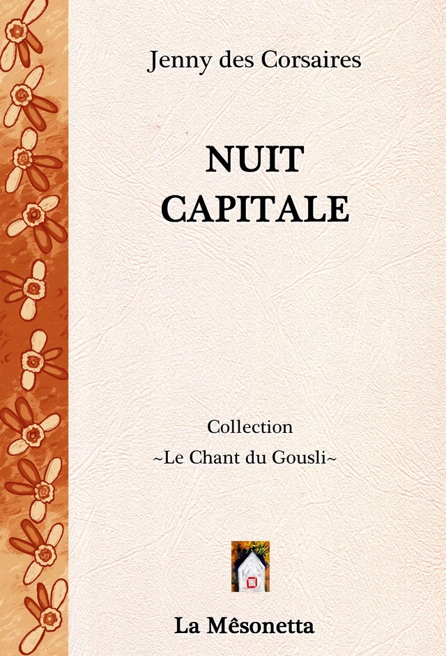 Nuit Capitale - Jenny des Corsaires - Les Éditions de La Mêsonetta