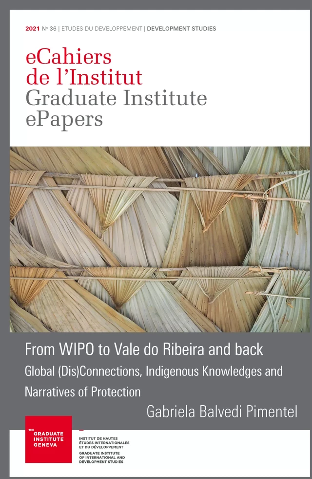 From WIPO to Vale do Ribeira and Back - Gabriela Balvedi Pimentel - Graduate Institute Publications