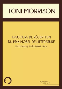 Discours de réception du prix Nobel de littérature, 7 décembre 1993