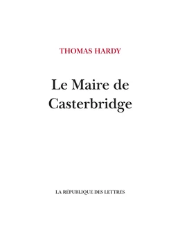 Le Maire de Casterbridge