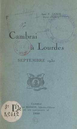 Cambrai à Lourdes