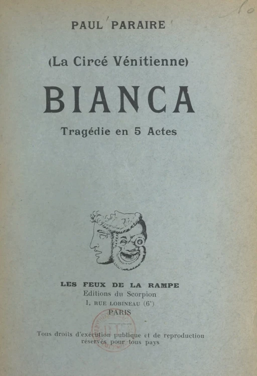 Bianca (La Circé vénitienne) - Paul Paraire - FeniXX réédition numérique