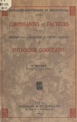 Composantes et facteurs