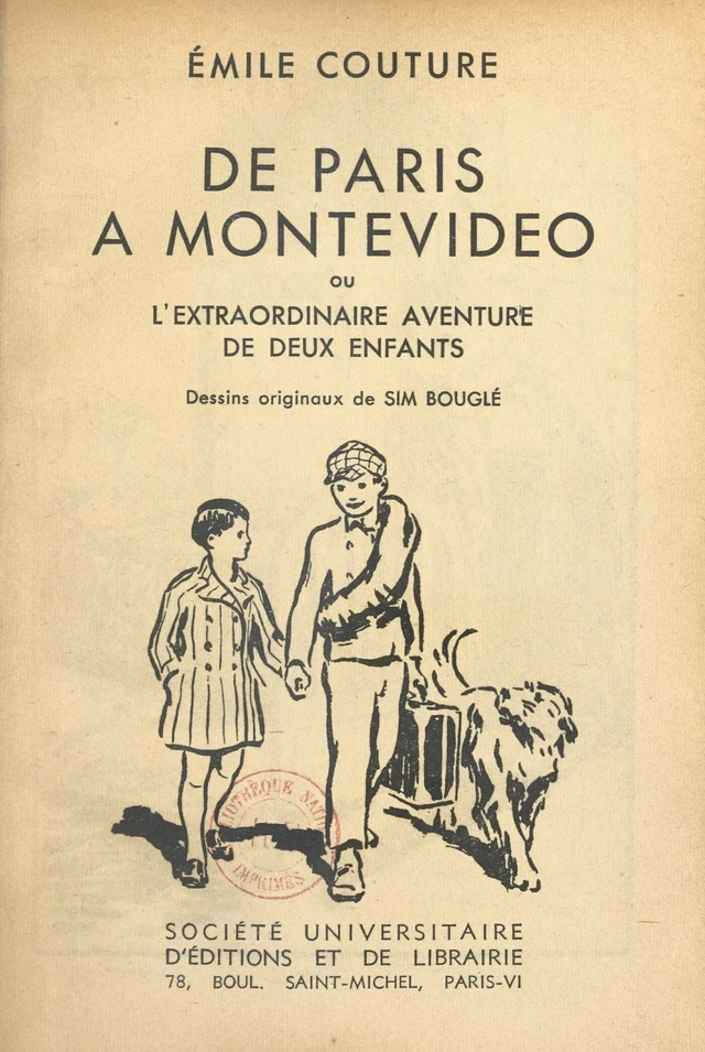 De Paris à Montevideo - Émile Couture - FeniXX réédition numérique