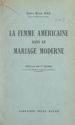 La femme américaine dans le mariage moderne