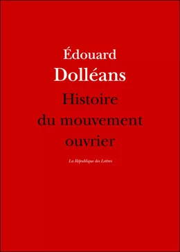 Histoire du mouvement ouvrier