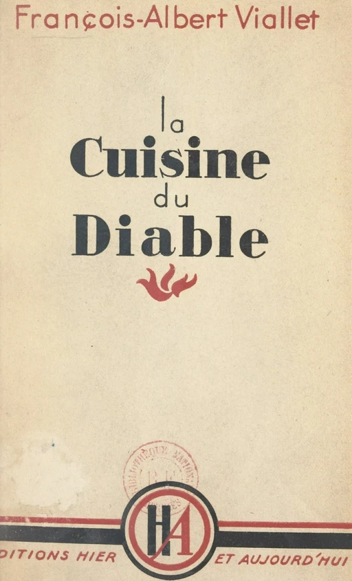 La cuisine du diable - François-Albert Viallet - FeniXX réédition numérique