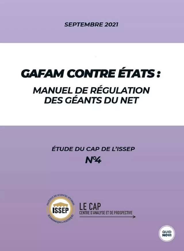 GAFAM contre États -  Cap - Quid Novi