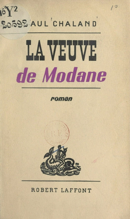 La veuve de Modane - Paul Chaland - FeniXX réédition numérique