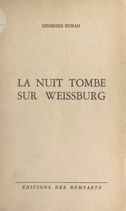 La nuit tombe sur Weissburg