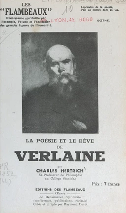 La poésie et le rêve de Verlaine