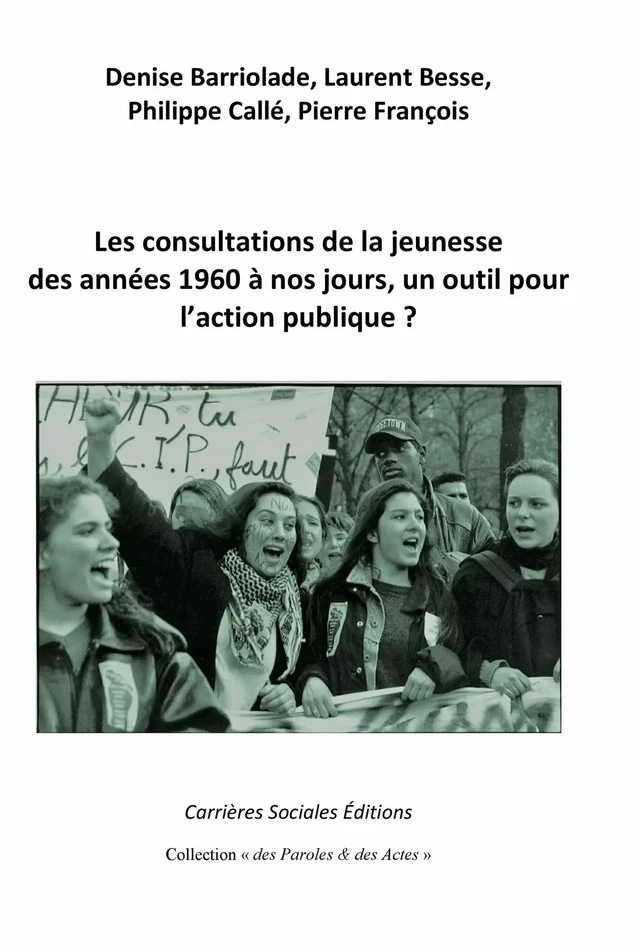 Les consultations de la jeunesse des années 1960 à nos jours, un outil pour l’action publique ? -  - Carrières Sociales Editions