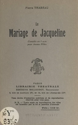 Le mariage de Jacqueline