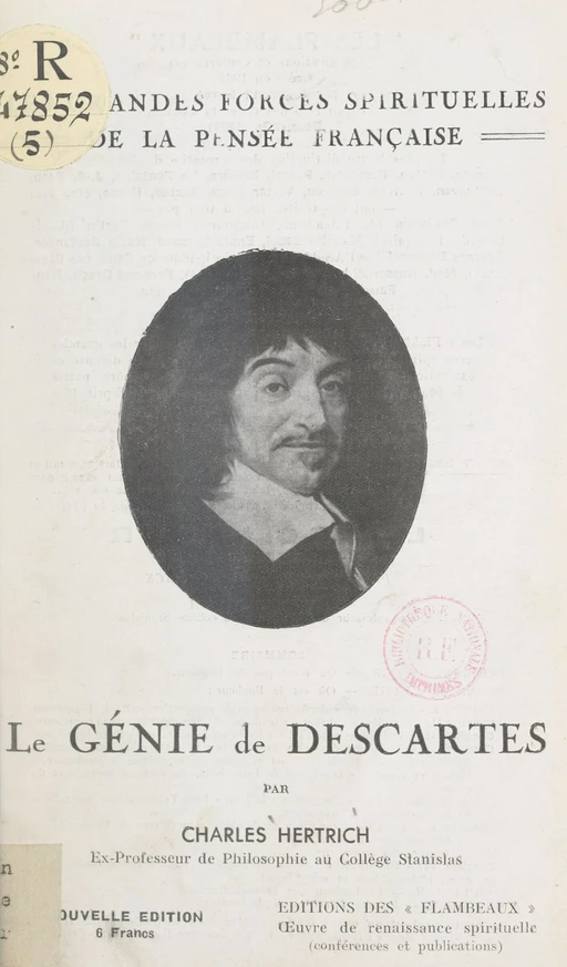 Le génie de Descartes - Charles Hertrich - FeniXX réédition numérique