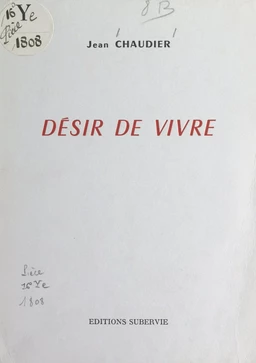 Désir de vivre