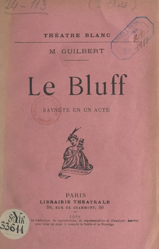 Le bluff - M. Guilbert - FeniXX réédition numérique