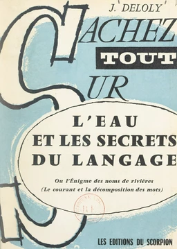 L'eau et les secrets du langage