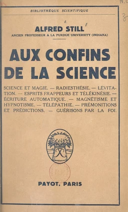 Aux confins de la science