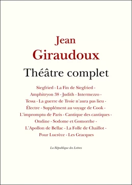 Théâtre complet