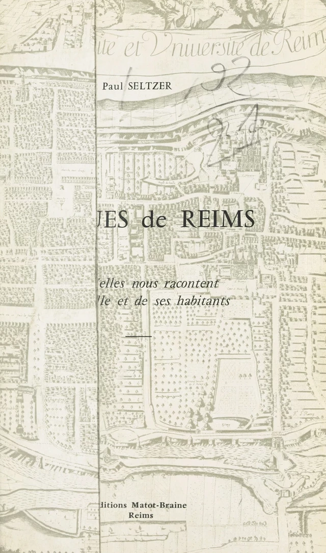 Les rues de Reims - Paul Seltzer - FeniXX réédition numérique