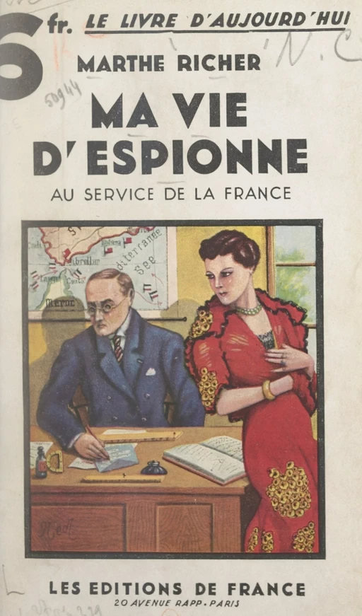 Ma vie d'espionne au service de la France - Marthe Richer - FeniXX réédition numérique