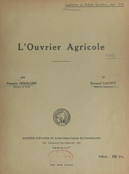 L'ouvrier agricole